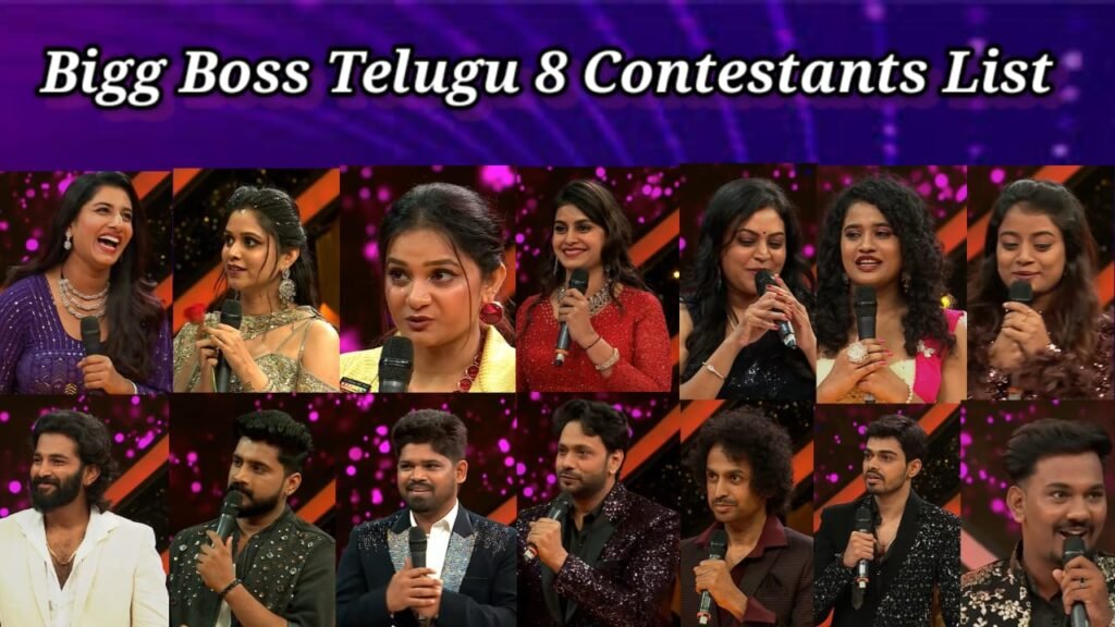 Bigg Boss Telugu 8 Contestants List